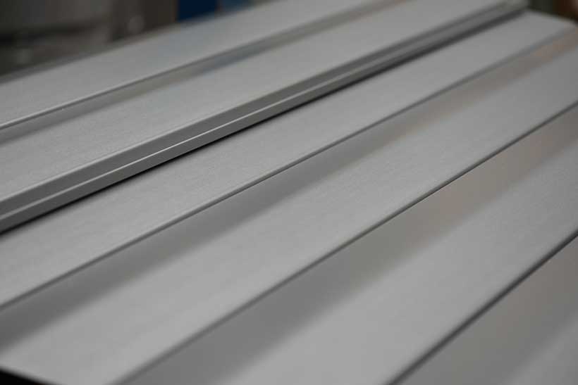 celosias de lamas de zinc materail